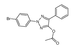 2-(4-bromophenyl)-5-phenyl-2H-1,2,3-triazol-4-yl acetate结构式