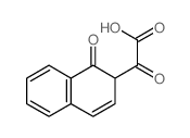 2-oxo-2-(1-oxo-2H-naphthalen-2-yl)acetic acid结构式