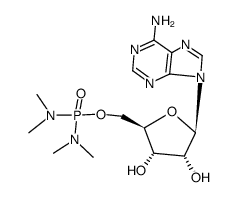 [5']adenylic acid bis-dimethylamide结构式