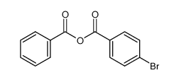 benzoic acid-(4-bromo-benzoic acid )-anhydride Structure