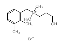 Benzenemethanaminium,N-(3-hydroxypropyl)-N,N,2,3-tetramethyl-, bromide (9CI)结构式