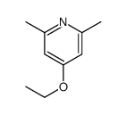 4-ethoxy-2,6-dimethylpyridine结构式