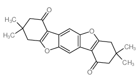 3,3,9,9-tetramethyl-3,4,9,10-tetrahydrobenzo<1,2-b:4,5-b'>bis(benzofuran-1,7(2H,8H)-dione) Structure