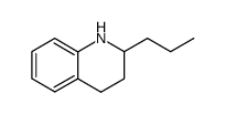 2-Propyl-1,2,3,4-tetrahydro-quinoline结构式