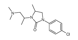 1-(4-chlorophenyl)-3-[1-(dimethylamino)propan-2-yl]-4-methylimidazolidin-2-one结构式