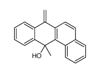 7,12-Dihydro-12-methyl-7-methylenebenz[a]anthracen-12-ol结构式