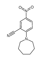 2-(azepan-1-yl)-5-nitrobenzonitrile structure