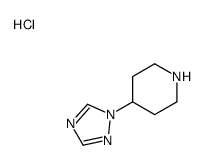 4-(1H-1,2,4-Triazol-1-yl)piperidinehydrochloride structure