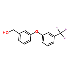 {3-[3-(Trifluoromethyl)phenoxy]phenyl}methanol结构式