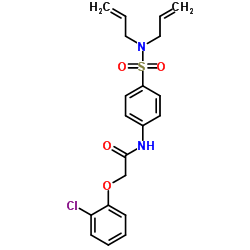 2-(2-Chlorophenoxy)-N-[4-(diallylsulfamoyl)phenyl]acetamide结构式