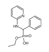 ethyl hydrogen[α-(2-pyridylamino)benzyl]phosphonate结构式
