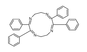 2,3,8,9-tetraphenyl-1,4,7,10-tetrazacyclododeca-1,3,7,9-tetraene结构式