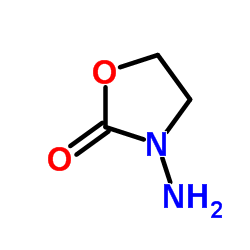 3-Amino-2-oxazolidinone Structure