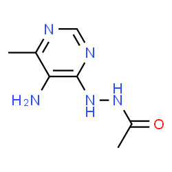 Acetic acid,2-(5-amino-6-methyl-4-pyrimidinyl)hydrazide结构式