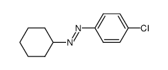1-(4-chlorophenyl)-2-cyclohexyldiazene Structure