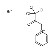 1,1,1-trichloro-3-pyridin-1-ium-1-ylpropan-2-one,bromide Structure