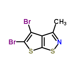 4,5-Dibromo-3-methylthieno[3,2-d][1,2]thiazole结构式