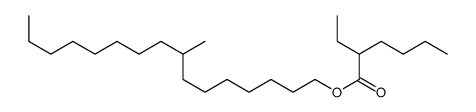 8-methylhexadecyl 2-ethylhexanoate Structure
