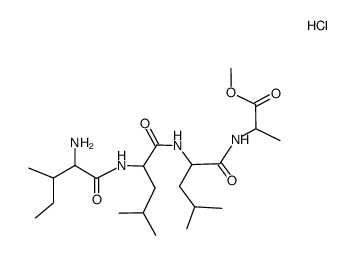 L-Isoleucyl-leucyl-leucyl-alanin-methyl ester hydrochloride Structure