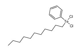 dichloro(phenyl)(undecyl)-l4-tellane Structure