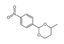 4-methyl-2-(4-nitrophenyl)-1,3-dioxane结构式