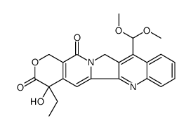 (S)-11-DimethoxyMethyl-4-ethyl-4-hydroxy-1,12-dihydro-4H-2-oxa-6,12a-diaza-dibenzo[b,h]fluorene-3,13-dione picture