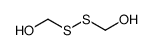 bis-hydroxymethyl disulfide Structure