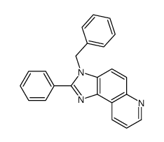 3-benzyl-2-phenylimidazo[4,5-f]quinoline Structure