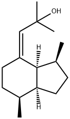 2-Methyl-1-[(3S,3aβ,4Z,7aβ)-octahydro-3α,7α-dimethyl-4H-inden-4-ylidene]-2-propanol结构式
