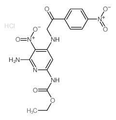 ethyl N-[6-amino-5-nitro-4-[[2-(4-nitrophenyl)-2-oxo-ethyl]amino]pyridin-2-yl]carbamate picture