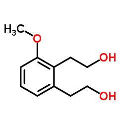 2,2'-(3-Methoxy-1,2-phenylene)diethanol Structure