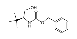 (S)-benzyl (1-hydroxy-3,3-dimethylbutan-2-yl)carbamate结构式