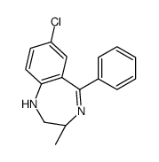 (3S)-7-chloro-3-methyl-5-phenyl-2,3-dihydro-1H-1,4-benzodiazepine结构式