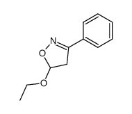 5-ethoxy-3-phenyl-4,5-dihydroisoxazole结构式