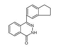 1(2H)-Phthalazinone, 4-(2,3-dihydro-1H-inden-5-yl) Structure