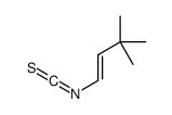 1-isothiocyanato-3,3-dimethylbut-1-ene结构式
