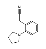 2-(2-pyrrolidin-1-ylphenyl)acetonitrile Structure