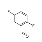 2,5-Difluoro-4-methylbenzaldehyde结构式