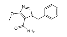 3-benzyl-5-methoxyimidazole-4-carboxamide Structure