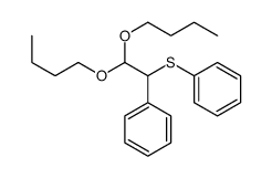 (2,2-dibutoxy-1-phenylethyl)sulfanylbenzene Structure