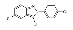 3,5-dichloro-2-(4-chlorophenyl)indazole Structure