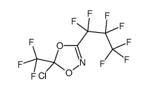 5-chloro-3-(1,1,2,2,3,3,3-heptafluoropropyl)-5-(trifluoromethyl)-1,4,2-dioxazole Structure
