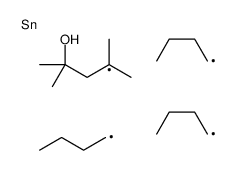 2,4-dimethyl-4-tributylstannylpentan-2-ol Structure