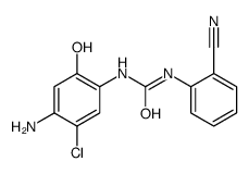 1-(4-amino-5-chloro-2-hydroxyphenyl)-3-(2-cyanophenyl)urea Structure