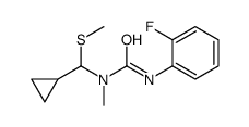 1-[cyclopropyl(methylsulfanyl)methyl]-3-(2-fluorophenyl)-1-methylurea Structure