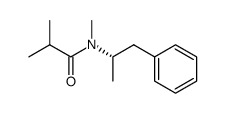 (S)-(+)-N-Isobutyryl-N-methylamphetamine结构式