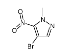 4-溴-1-甲基-5-硝基吡唑结构式