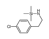 2-(4-chlorophenyl)-N-trimethylsilylethanamine结构式