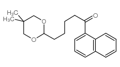 5-(5,5-DIMETHYL-1,3-DIOXAN-2-YL)-1'-VALERONAPHTHONE Structure