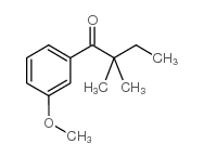 2,2-DIMETHYL-3'-METHOXYBUTYROPHENONE结构式